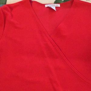 Ladies top size M Red